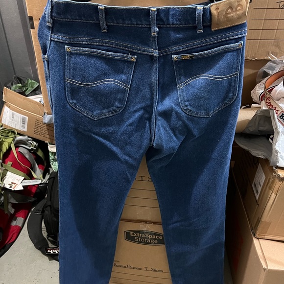 Vtg Lee Riders Denim Jeans Size 34 x 32 - Picture 2 of 2